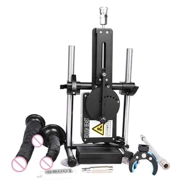 Sexmaskin, Kraftfull motor, 7 Dildo Tillbehör, Paket G