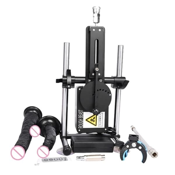 Sexmaskin, Kraftfull motor, 7 Dildo Tillbehör, Paket G