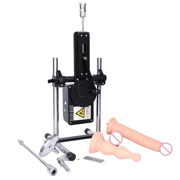 Sexmaskin, Kraftfull motor, 7 Dildo Tillbehör, Paket G Package G