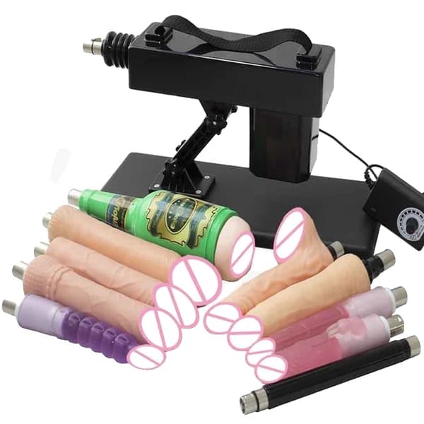 Automatisk Sexmaskine, Stor Dildo, Masturbationspumpepistol, CR-YB-A2X01