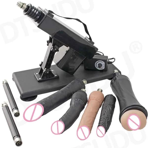 Automatisk Sexmaskine, Stor Dildo, Masturbationspumpepistol, CR-YB-A2X01