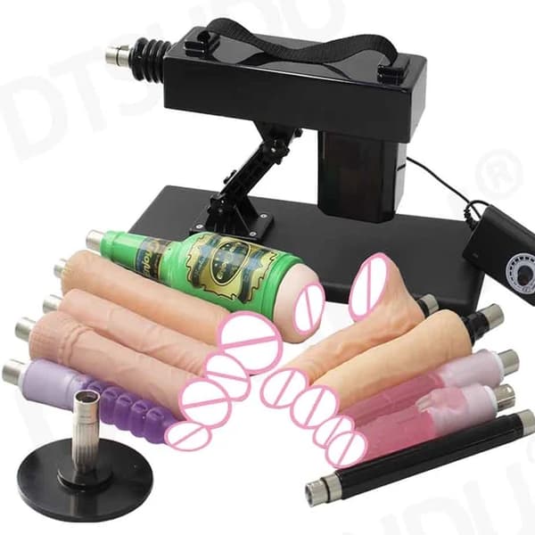 Automatisk Sexmaskine, Stor Dildo, Masturbationspumpepistol, CR-YB-A2X01