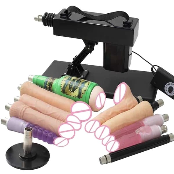 Automatisk Sexmaskine, Stor Dildo, Masturbationspumpepistol, CR-YB-A2X01