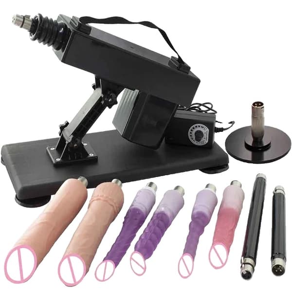 Automatisk Sexmaskine, Stor Dildo, Masturbationspumpepistol, CR-YB-A2X01
