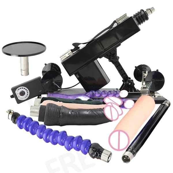 Sexmaskine til kvinder, justerbar hastighed, vibrerende dildo, A2 STOR DILDO Wired wireless 8