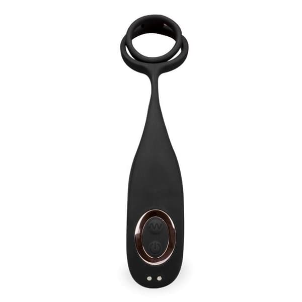 Tao masserande och vibrerande prostatastimulator med cockringar