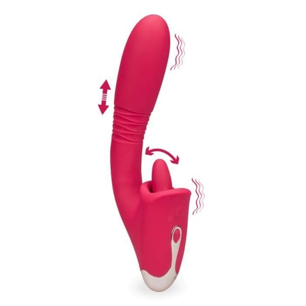 Fram och tillbaka kaninvibrator och cunnilingus Flore