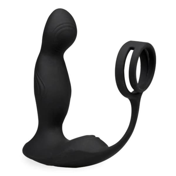 Masserande och vibrerande prostatastimulator med Tao cock rings - LOVE AND VIBES Collection