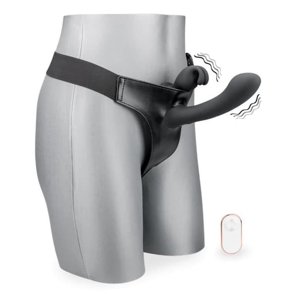 Fjärrstyrd, vibrerande kanin-dildo för damer - LOVE AND VIBES Collection