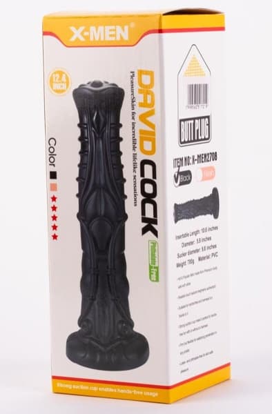 X-Men David's Cock Black 26 cm Dragon dildo