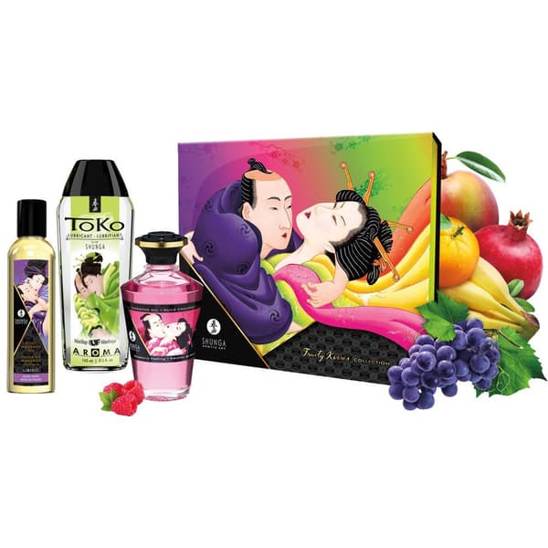 Shunga Frugtkys Erotisk Massageolie