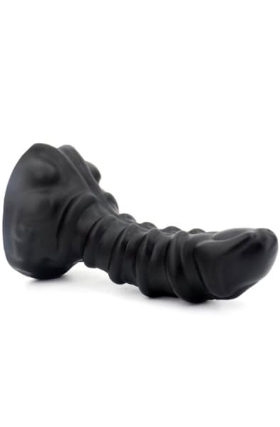 X-Men Ribbed Anal Dildo Black 22,5 cm Monster dildo