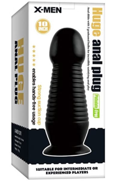 X-Men Huge Anal Plug Black 26 cm XL-buttplug