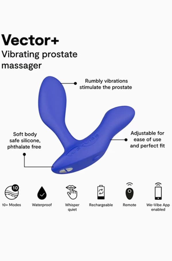 We-Vibe Vector+ Blue