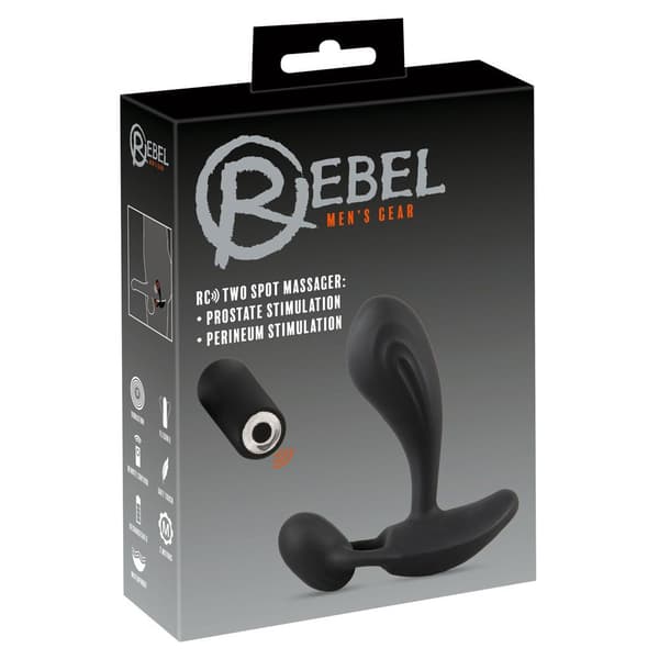 Rebel Anal Vibrator Rc Two Spot Massager