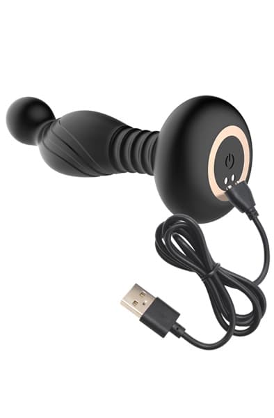 Zenn Thrusting Vibrator Analplugg med vibrator