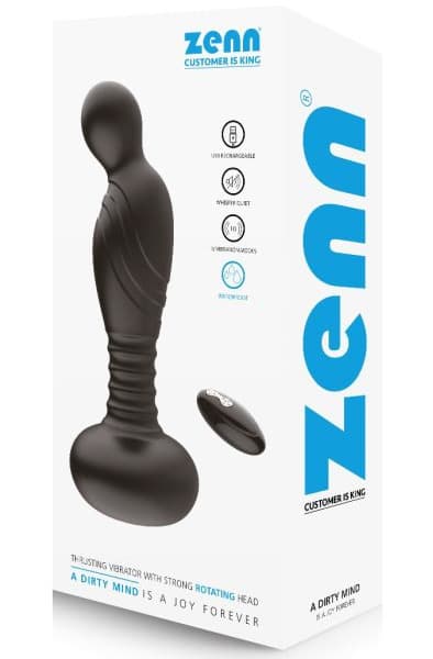 Zenn Thrusting Vibrator Analplugg med vibrator
