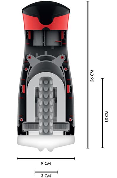 Dameron Suction & Vibration Masturbator Automaattinen masturbaattori
