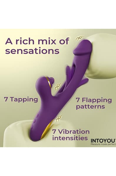 Siter Vibe With Hitting Ball & Flipping Tongue Rabbitvibrator
