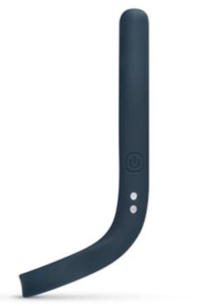 Boners Cockring & Ball Stimulator Blue Penisring med vibrator