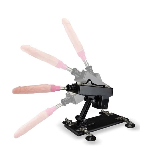 Sexmaskin LCC® - LE COIN COQUIN - Med dildos - Helt automatisk och retraktil