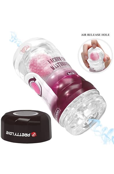 Pink Vacuum Masturbator Cup Masturbator