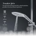Miniatyrbillede 2 af 2: WAVE SHOWER HEAD - WHITE