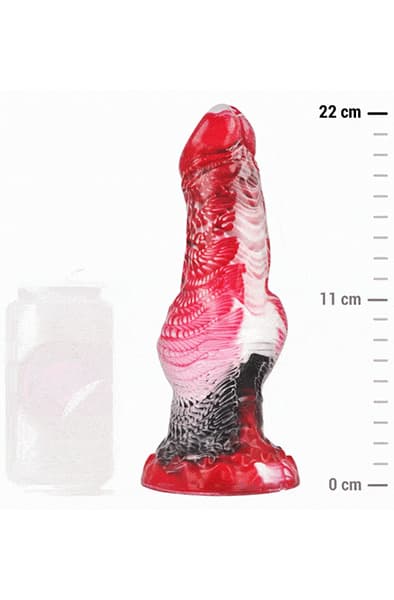 Helios Dildo With Testicles Heat & Ecstasy 22 cm Dragon dildo