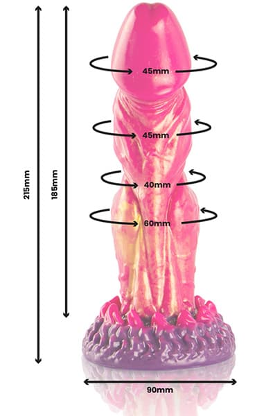 Cerberus Dildo Mythological Fire 21,5 cm Monster dildo