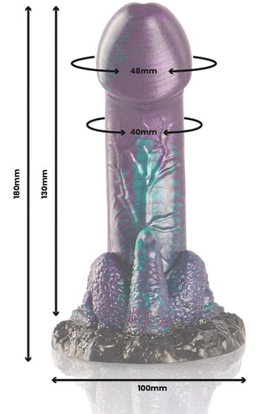 Basilisk Dildo Double Scaly Pleasure 18 cm Dragon dildo