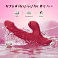 Miniatyrbild 7 av 9: Kraftfull Rabbitvibrator / Dildo för Maximal Njutning Rosa
