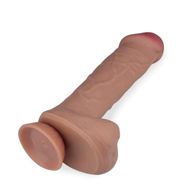 Gode ventouse articulé Real Skin 23,0 cm Pedro - för män och kvinnor