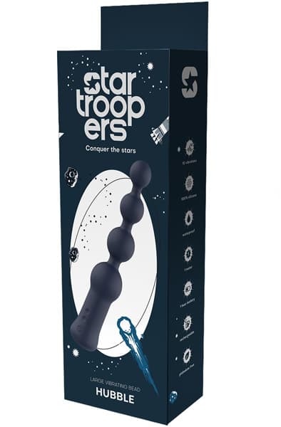 Startroopers Hubble Large Vibrating Bead Analkuler med vibrasjon