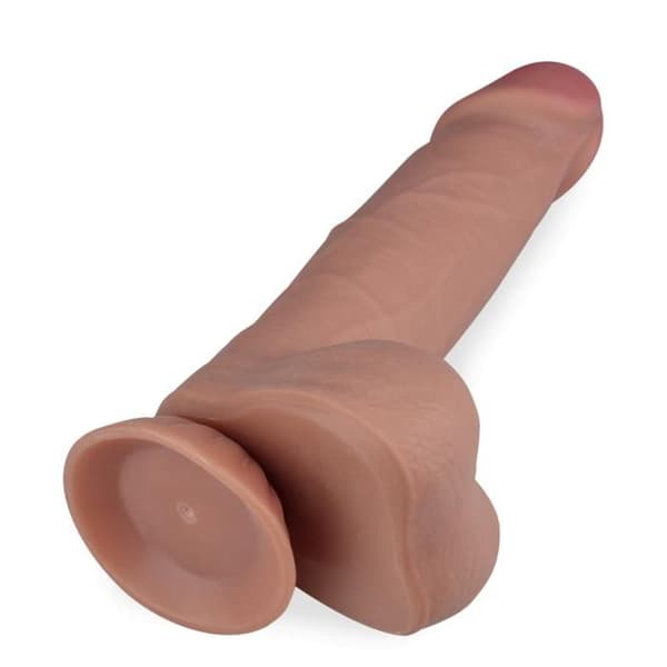 Real Skin Ledad sugkopp Dildo 19,0cm Robbie