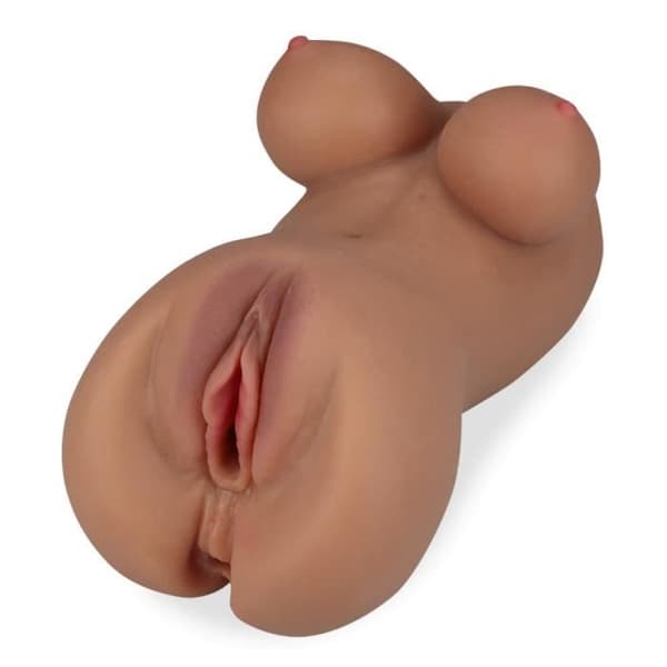 Manlig onanist Realistic Vagina Artificiell Vaginette byst slidan och anus Livie
