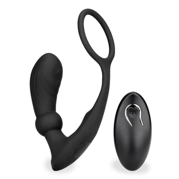 Pulserande prostatastimulator med Gio cockring - LOVE AND VIBES Collection