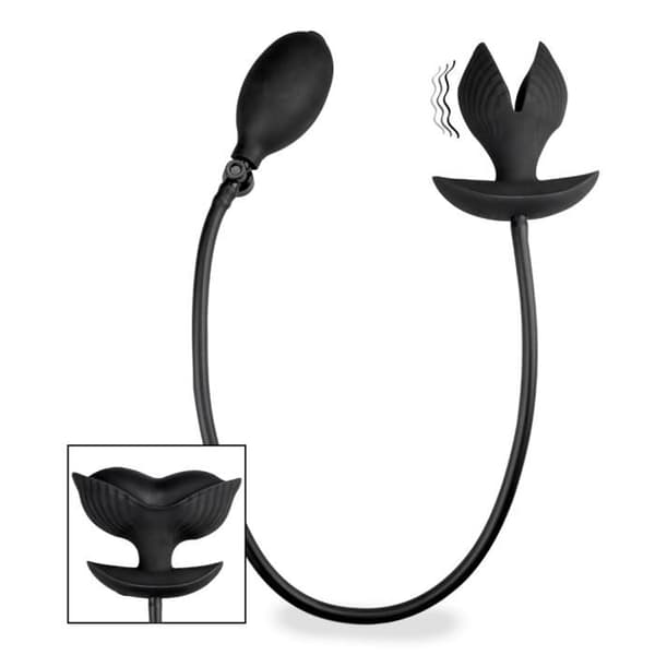 Lucka uppblåsbar vibrerande silikonplugg - LOVE AND VIBES Collection