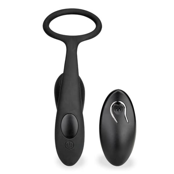 Prostatastimulator - Gio - Pulsativ - Inbyggd cockring - Silikon - 12 vibrationslägen