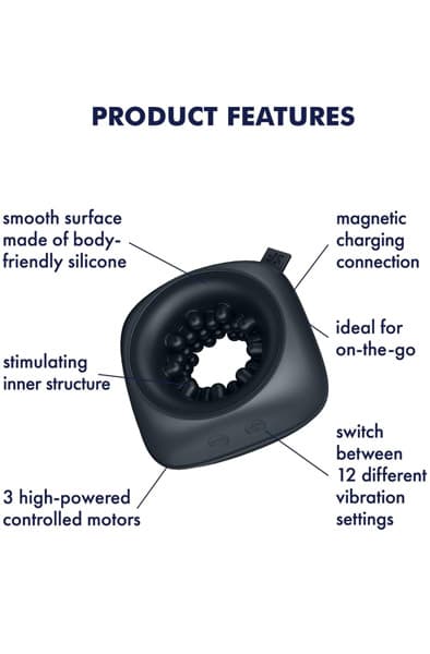 Satisfyer Ring Stroker Vibrating Masturbator Stroker