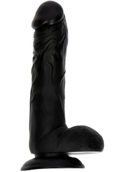 Lucio Dildo Black 28 cm Realistisk dildo