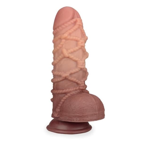 XXL Shibari Silicone Suction Dildo - Manliga onanister