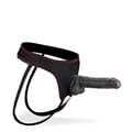 Miniatyrbild 1 av 4: Strap-on dildo - Arturo - 17,5cm - Svart - Flexibel - Medium