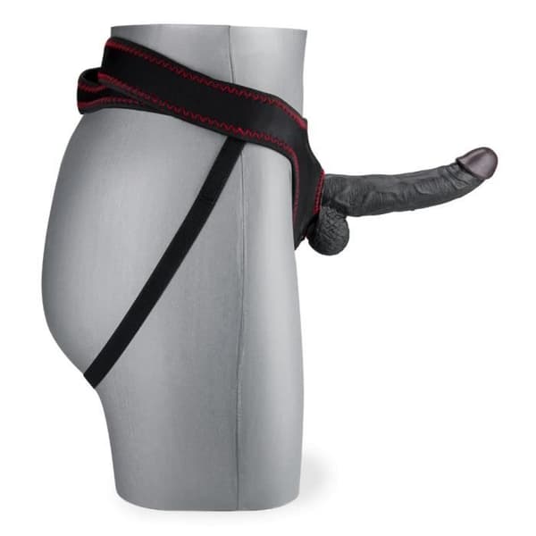 Alvaro 19,0 cm böjd strap-on dildo - LOVE AND VIBES Collection