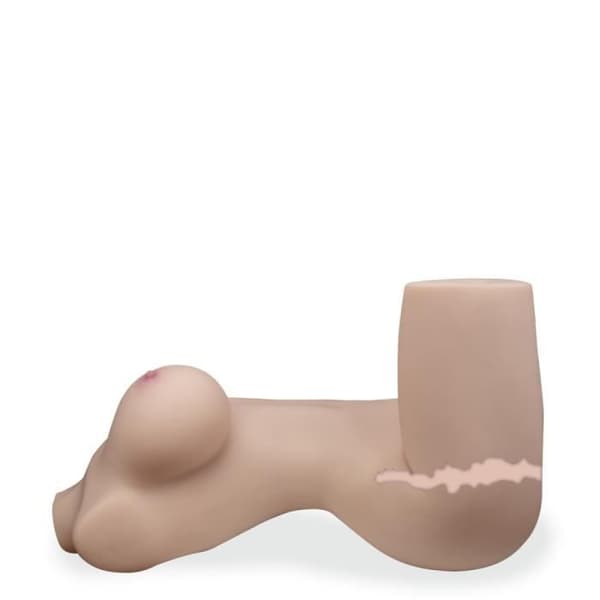 Livsstorlek byst push-pull vagina och gelbröst Janelle 28,0 kg - Manliga onanister