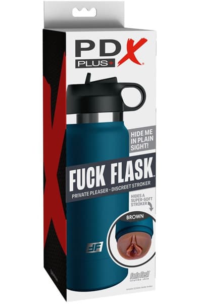 Pipedream Fuck Flask Private Pleaser Brown Masturbator