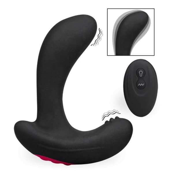 Prostatastimulator - Dublin - Uppblåsbar - Vibrerande - Silikon - 10 vibrationslägen