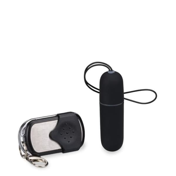 XS fjärrstyrt vibrerande ägg - EggXiting Black Collection