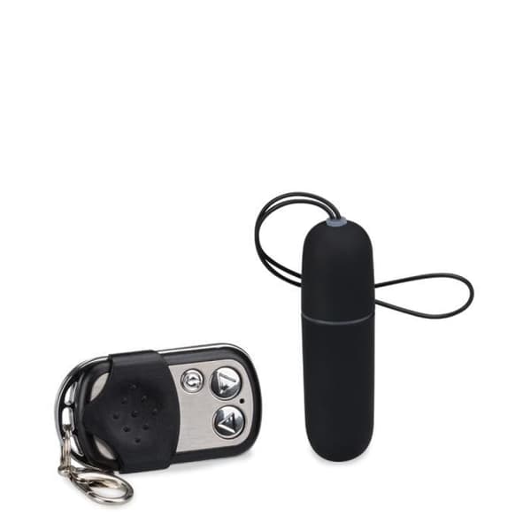XS fjärrstyrt vibrerande ägg - EggXiting Black Collection