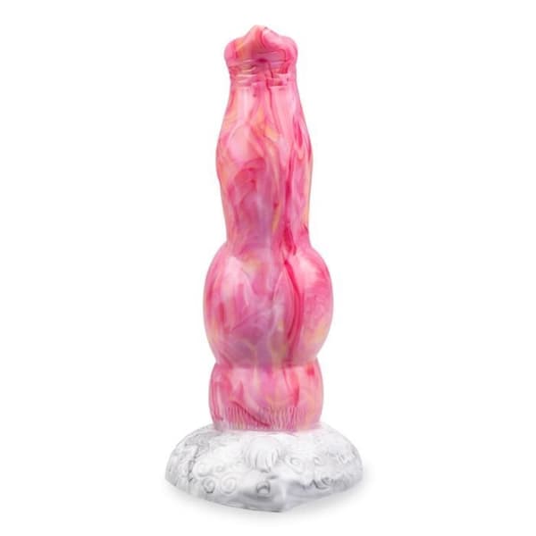 Golden Retriever hund sugkopp dildo - LOVE AND VIBES Collection Rosa