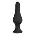 Miniatyrbild 1 av 4: Flame Black Sugkopp Anal Plugg